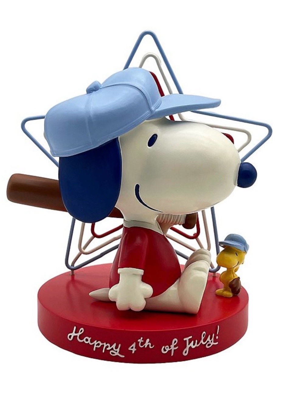 “New”Snoopy & Woodstock 4th of July Figurine - Patriotic Table Decor Home Decor